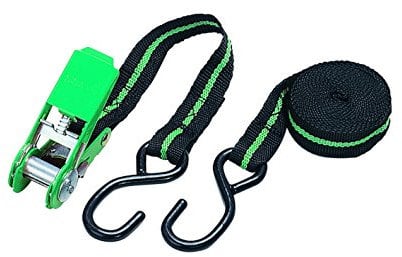 wolfcraft Cinghia di serraggio a cricchetto con gancio I 3442000 I Per fissare, serrare e fasciare