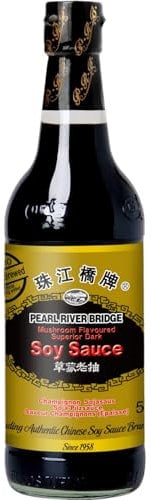 PEARL RIVER BRIDGE - Sauce Soja Foncée Saveur Champignon Supérieure - 1 x 500 ml