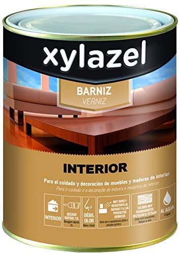 Xylazel Barniz Interior al agua Satinado Incoloro 750 ml