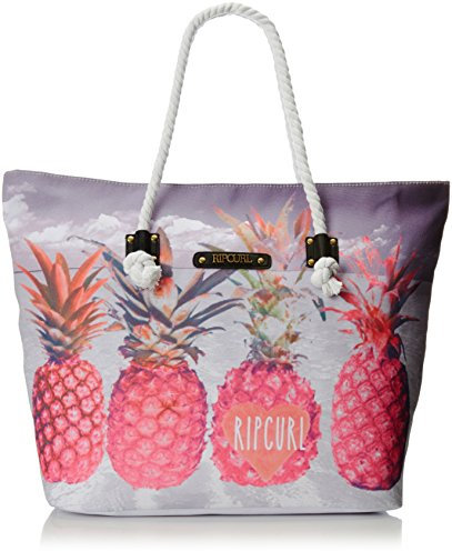Rip Curl Damen Pineapple Paradise Printed Beach Bag, Knallpink (Hot Pink), Einheitsgröße