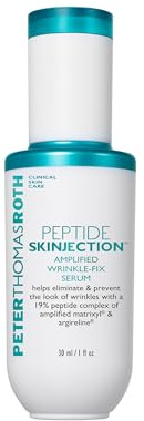Peter Thomas Roth | Peptide Skinjection™ Amplified Wrinkle-Fix Serum, Clinically Proven Refillable Serum for Anti-Aging and Loss of Firmness, Matrixyl and Argireline, For All Skin Types