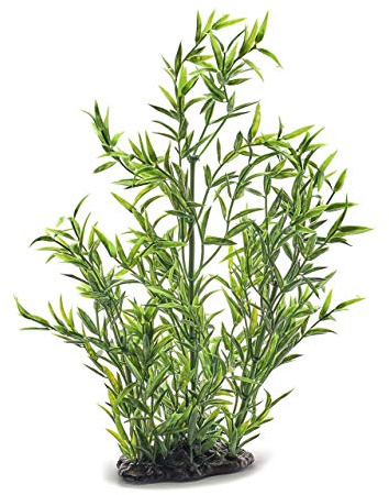 Pistachio Pet - Beautiful Realistic Aquarium Plant With Base13/34 cm high