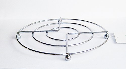 TOPFUNTERSETZER Chrom Ø17cm rund Metall Topfgitter Topf Untersetzer Unterlage 99