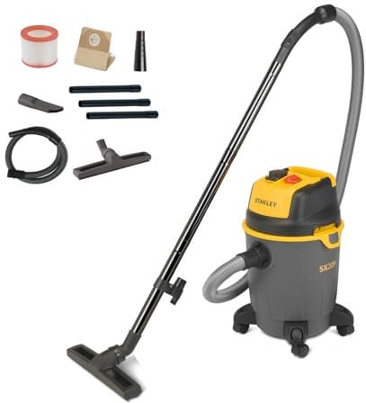 STANLEY Aspiratore Solidi e Liquidi SXVC20PTE con Presa Elettroutensili (1200 W, 20 l)