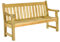 BrackenStyle Darwin Garden Bench - 3 Seat 153cm 5ft Scandinavian Pine Pub Park Seat - Dip Treated and Suitable For 3 People - FSC®