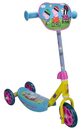 Peppa Pig - OPEP110 Funbee Tretroller mit 3 Rädern, für Kinder, OPEP110, Blau, Einheitsgröße