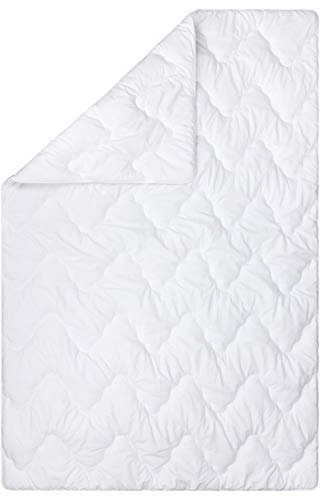 Moon-Luxury Sommerdecke Steppbett Satin 100% Baumwolle 95° Kochfest 135x200 cm