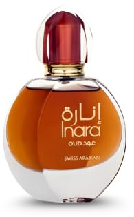 Swiss Arabian Inara Oud - Luxury Products from Dubai - Long Lasting, Addictive Personal EDP Spray Fragrance - Seductive Signature Aroma - 1.8 oz