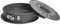 Tognana Padella antiaderente antigraffio con due fondi, ciambella e piatta, 25,4 cm, colore nero