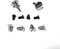 10 Pcs Screws Needle Plate Feed Dog Foot for Singer 15-30+ Home Sewing Machine