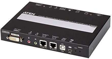 ATEN CN9600 1-Local-Remote Share Access Einzelport DVI KVM Over IP Switch