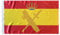 Durabol Bandera España con el Escudo de Guardia Civil 150 x 90 cm Satén