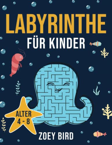 Labyrinthe für Kinder: Labyrinth-Aktivitätsbuch für Kinder 4 – 8