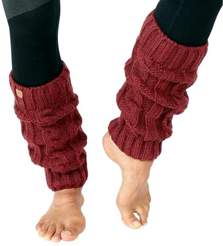 BUDDHA arts&more Beinstulpen handgestrickt fleecegefüttert aus Nepal 100% Wolle legwarmer