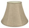 Aspen Creative 38001A Transitional Bell Shaped Collapsible Spider Construction Lamp Shade in Natural, 22.9 cm Top x 45.7 cm Bottom x 33.0 cm Slant Height