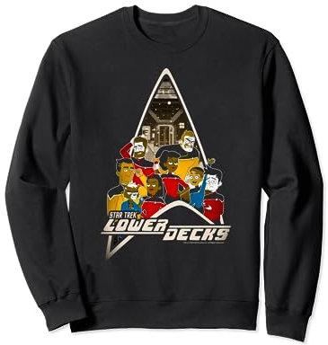 Star Trek: Lower Decks Full Crew Poster Sweatshirt