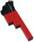 AB Tools Red Cable Tie Holder Storage Rack with Magnetic Fixings + 200 Cable Ties