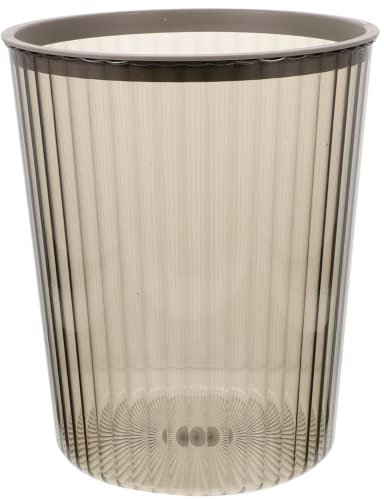 Cabilock Basura Papelera Transparente Apartado Office Wastebasket Decoración De Baloncesto Contenedores De Plástico Papelera De Coche Lujo Ligero Cesta De Almacenamiento Oficina La Mascota