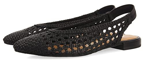 GIOSEPPO Women's Guatavita Ballet Flat, Black White, 6 UK