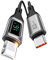 IZHOI USB C Cavo per iphone, Digital Pro 30W PD/Ricarica Rapida,LED Display Cavo dati Carica 1m argento per iphone 14/13/12 Pro Max/11/XS/XR/8 Plus