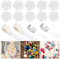Kit de 4 Rollos Tiras de Cinta de Globo, Punto de Pegamento de Globo y Cinta para Hacer Arco de Globos, 10 Clip de Flor de Globo para Boda, Cumpleaños, Decoración de Navidad