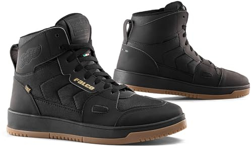 Falco Harlem Motorrad Schuhe, schwarz, 45