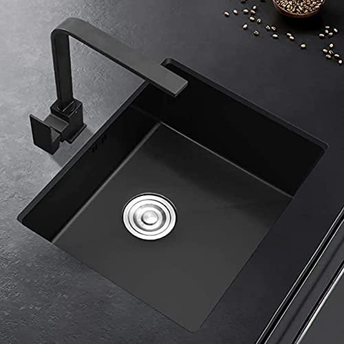 YOtat Nano Fregadero De Cocina, Grifo De 360 °, Lavabo Debajo del Encimera, Fregadero Incorporado, Fregadero De Verduras Hecho A Mano De Acero Inoxidable 304, 78 * 43 Cm (50 * 40 Cm)