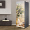 Fridge Wraps Kitchen Fridge Stickers Cover Full Doors, Fridge Sticker Full Covering Door Fridge Covers Skins Wall Stickers for Kitchen Decal, White Chrysanthemum vase Tea Cup