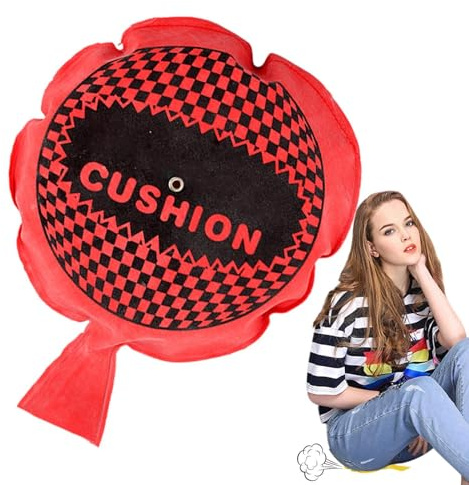 Cojín de Pedo, 16cm Cojín Whoopee, Almohadilla de Esponja para Pedos, Almohadilla para Pedos, Cojín para Pedos, Cojin echa Pedos pedorreta, cojín autoinflable, Hace Ruido, Bolsa de Pedos de Broma de