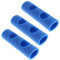 Keenso 3 Stück Schwimmbadnudelverbinder, Schwimmstangenverbinder EPE 2 Kreuzlöcher Schwimmnudelverbinder Poolnudel Schwimmnudel Schaumstoffstabverbinder (Blue)