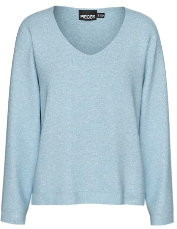 PIECES Pcbree Ls V-Neck Knit Noos Bc