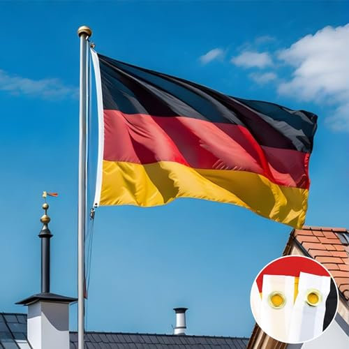 Deutschland Flagge Für Fußball EM 2024 Deko, Deutschland Fahne Flaggen Der Welt Fahnen Europa Flaggen Girlande Flaggen Perfekte Dekorationen Für Eurovision Party Deko Bar