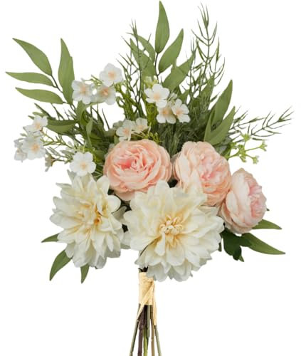 YELIKIT Flores artificiales, plantas artificiales, decoración de hortensias, arreglos florales de seda para el hogar, ramo de boda, jardín, cocina, festival, decoración