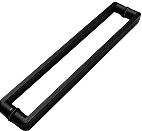 Maniglie per porte scorrevoli, in vetro, legno, metallo, moderne, per casa, ufficio, interni ed esterni, per porte d'ingresso e fienili, maniglia per porta d'ingresso (84 cm/33 pollici) e (54 cm)