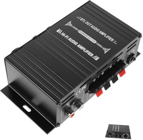 MOLUCKFU Portable Mini Amplifier for Car Motorcycle Home Audio Compact Design Sound