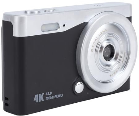 Appareil Photo Numérique 12MP HD écran TFT Mise au Point Automatique Caméra DV Caméra Vidéo pour Voyage (Black)