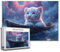 Tiger Puzzle 200 Teile Kinder, Jigsaw Puzzle Tier Puzzle Erwachsene, Junge, Mädchen, Geschicklichkeitsspiel für Die Ganze Familie, Klassische Holzpuzzle für Wand Zimmer Deko Wohnzimmer, Geschenke B-1