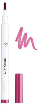 Lip Stain, Lip Tint Pen, Cream Glide Lip Liner, WaterproofMoisturizing Long Lasting Colour Lip Marker, Lightweight Hydrating Matt Lippen Liner Pen With 6 Colors To Choose (#04, 1.7ml)