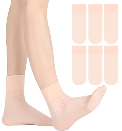 Himcus Girls Ballet Socks 3-Pack Kids Seamless Dance Socks Soft Breathable(Ballet Pink,S)