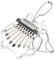 EXQUIMEUBLE 1satz Mini Kalimba Daumenklavier Tasten Tragbares Kristall Transparentes Fingerpiano Für Einsteiger Musikinstrument Für Familienfeiern Reisen Und Outdoor-aktivitäten
