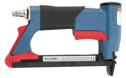 Druckluft Tacker, 125 Pcs Kapazität 1,57-6,3 Nagellänge, Pneumatische Druckluftnagler 4-16mm, Druckluftnagler für Möbelbau Autodekoration Innendekoration, Holzbearbeitung Heimwerkerbedarf