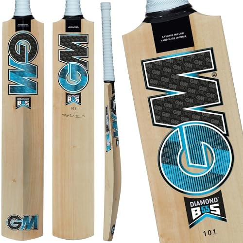 GM | Kashmir Willow Cricket Bat | Sizes Mens SH Full Size, Harrow, 6, 5, 4, 3, Striker, Opener | Beginner Junior | Gunn & Moore