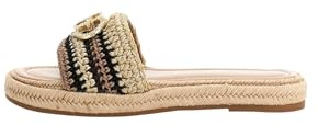 Guess Kaylis Logo Mesh Clogs FLJKLIFAB03 Damen Hausschuhe FLJKLI FAB03 BLACK