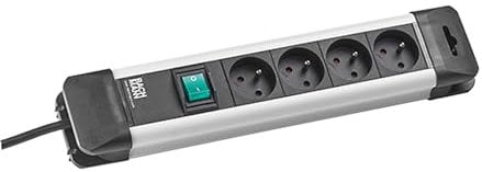 Bachmann Steckdosenleiste UTE Connectus, 330100F, Schwarz