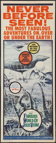 POSTERS Jules Verne die fabelhafte Welt des Einsatzes Filmplakat 14x36# 01