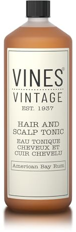 Vines Vintage Men's Scalp & Hair Tonic 1 ltr | American Bay Rum, Spicy Aroma