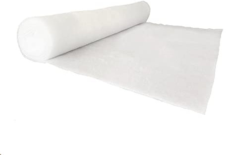 pemmiproducts Volumenvlies 80g/m², 1,5 m x 10 m, ca. 8 mm dick, 100% Polyester, Patchworkvlies, Polstervlies, Vliesstoff, Polsterwatte, Watte