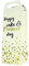 Cards Galore Online Bottle Unisex Gift Bag - Ivory & Gold Happy Cake & Prosecco Day 14.5 x 5