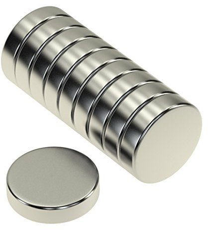 RICOO Neodym Magnete 20x5 mm N45-10 Stk. Magnet Magnets Kühlschrankmagnet Supermagnete Neodymmagnet Supermagnet Starke Mini Magnete Würfelmagnet
