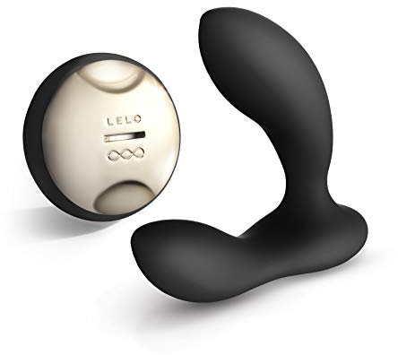 LELO HUGO Prostata Vibrator, Prostata Stimulation Männer, Ferngesteuertes Vibrierendes Sexspielzeug für Männer solo, Black